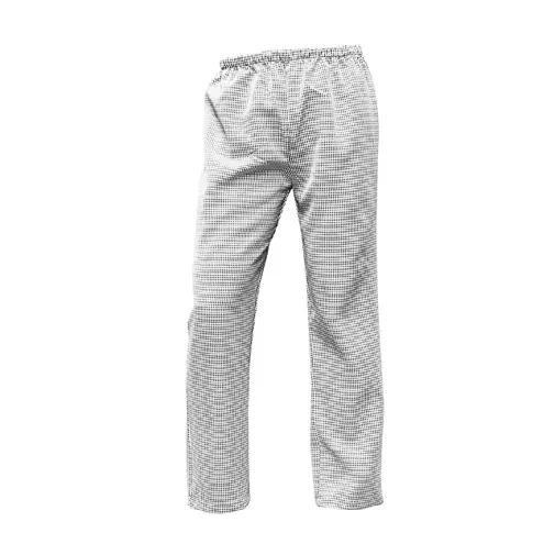 CALÇA XADREZ ELASTICO NA CINTURA 65% POL 35% ALG