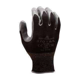 Luva Nylon Revestimento Nitrilo Preto