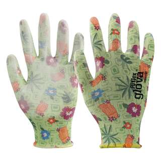 Luva Nylon Florido Revestimento Poliuretano