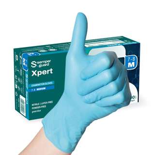 Caixa 100 (S-L) 90 (Xl) Luvas Nitrilo Sem Po