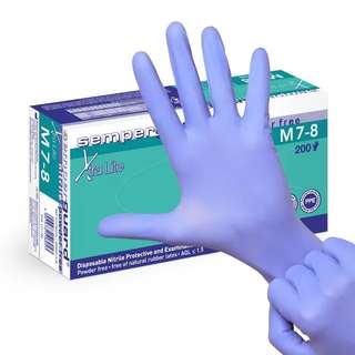 Caixa 200 (S-L) 180 (Xl) Luvas Nitrilo Sem Po