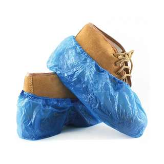 Embalagem 100 Cobre Sapatos Em Polietileno