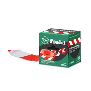 Fita De Sinalizaçao Vermelho / Branco 200 Mts 7 Cm